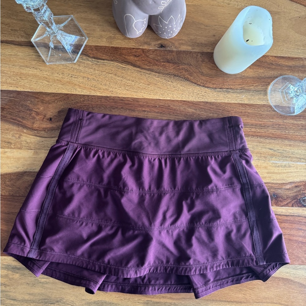 Lululemon Athletica Purple Skorts with Elastic Waistband Size 4